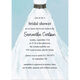 Blue Sashed Gown Invitations Image 3 of 3